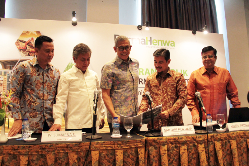 Management of Darma Henwa Present Performance Achievements