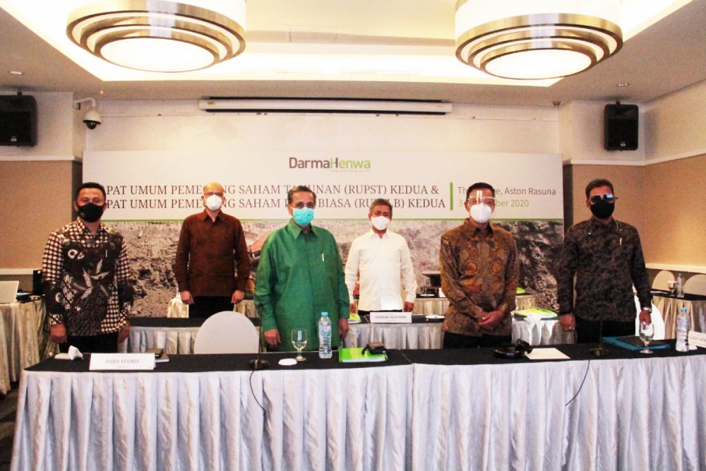 Darma Henwa GMS Determines Board Changes